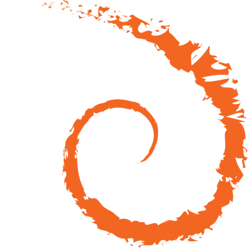 Logo bloga Vrtlog, spiralni simbol u narandžastoj boji